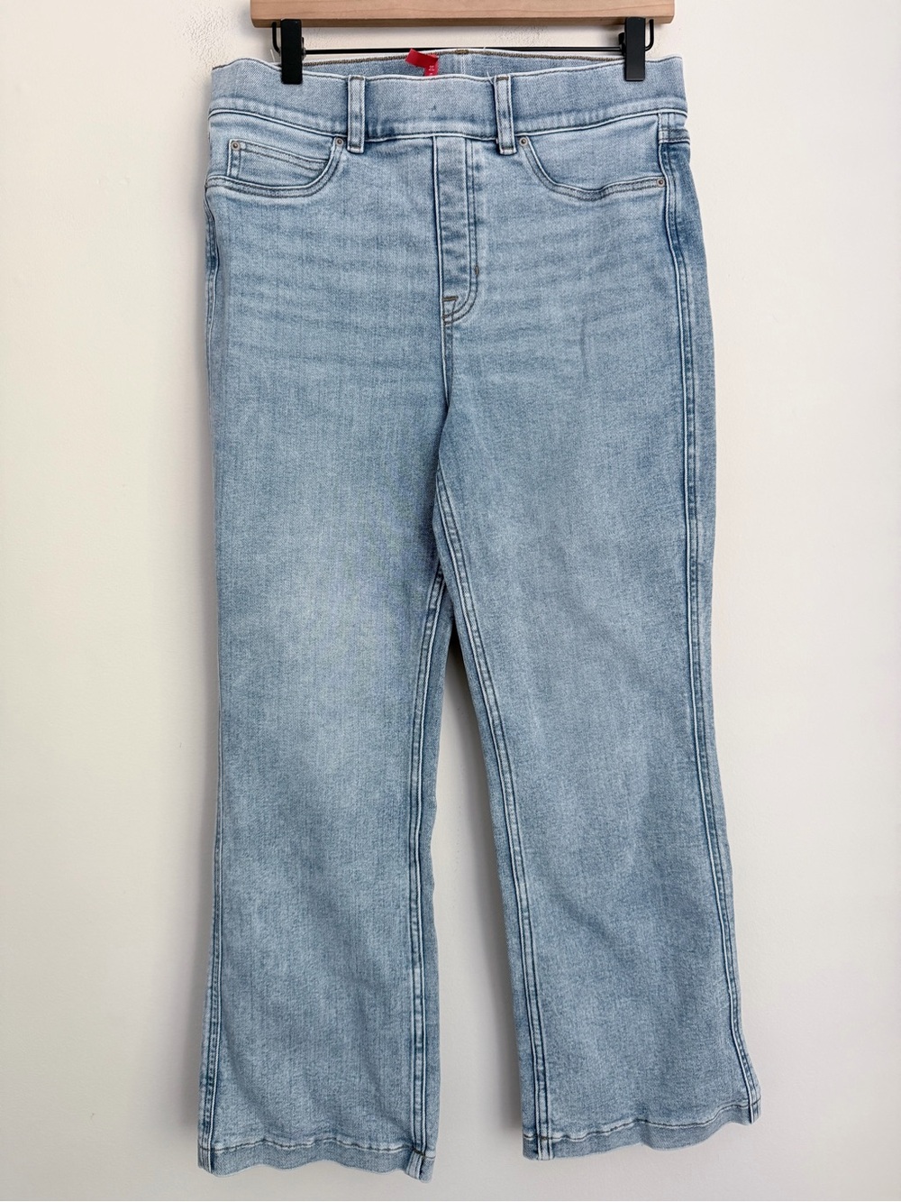 Spanx Kick Flare Jeans Indigo Sky Women Sz Large Style 20845R - Picture 2 of 8